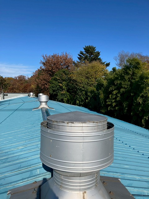 補助金活用予定の屋根