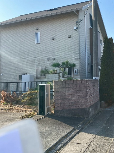 外壁の状態確認