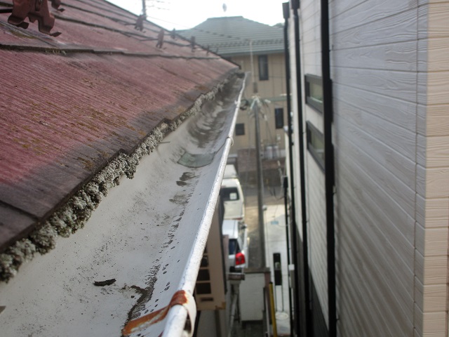 所沢市北野南　屋根カバー、外壁塗装工事　現場調査２