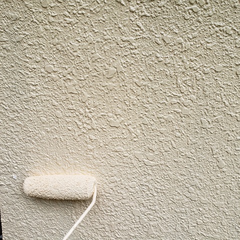 東京都東大和市　屋根葺き替え、外壁塗装工事　無機塗料による外壁塗装１