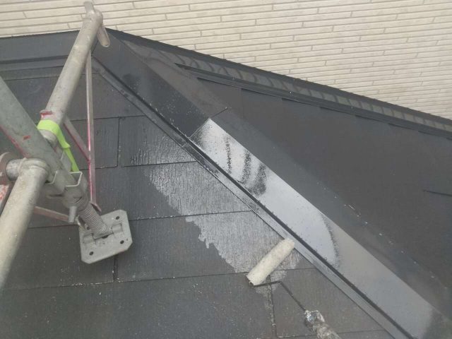 下屋根塗装下屋根